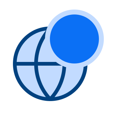 global security landscape icon