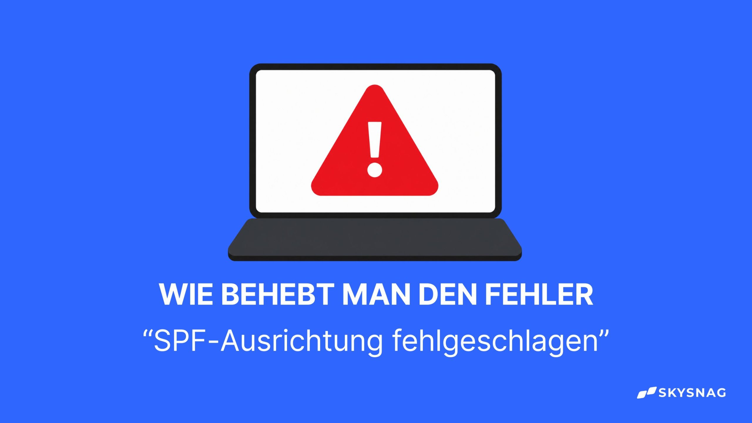 Fehlerbehebung bei „SPF-Ausrichtung fehlgeschlagen“