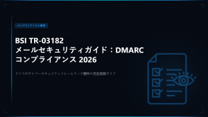 BSI TR-03182 メールセキュリティガイド：ドイツ組織のためのDMARC準拠