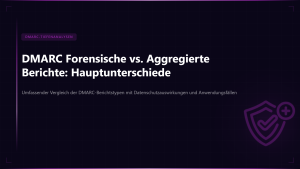 DMARC-Forensik vs. Aggregatberichte: Die wichtigsten Unterschiede verstehen