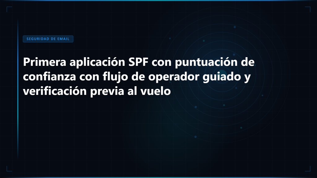 Centro de Control de Operaciones SPF Genius de Skysnag: El Futuro de la Gestión Guiada de Seguridad DNS