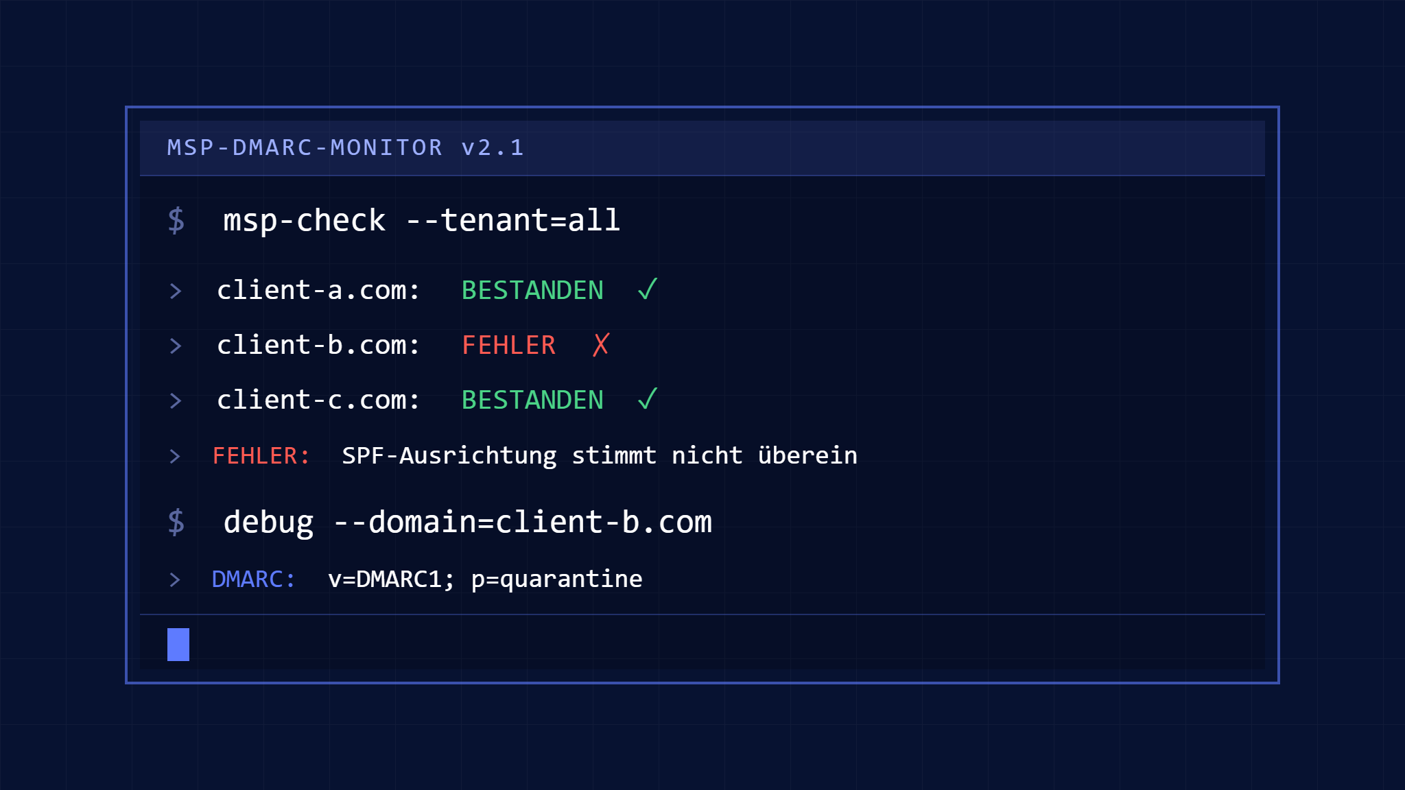MSP-Client DMARC-Bereitstellungsfehler: Multi-Tenant-Troubleshooting-Workflow