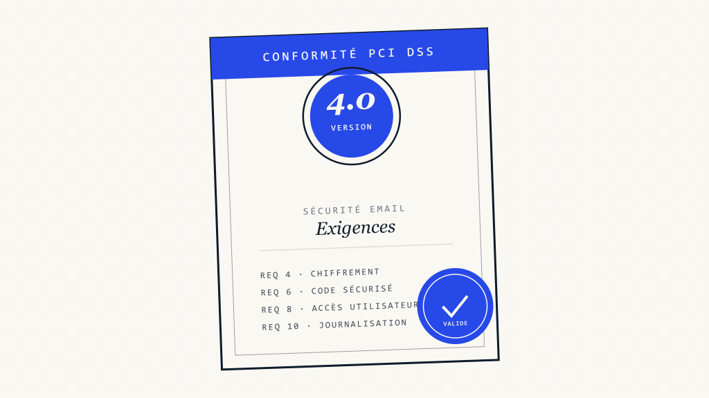 Sécurité Email PCI DSS 4.0: Guide Ultime de Conformité
