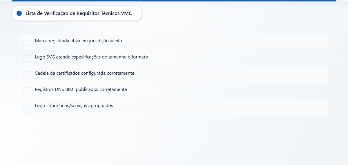 Checklist de cinco requisitos técnicos para a implementação de VMC.